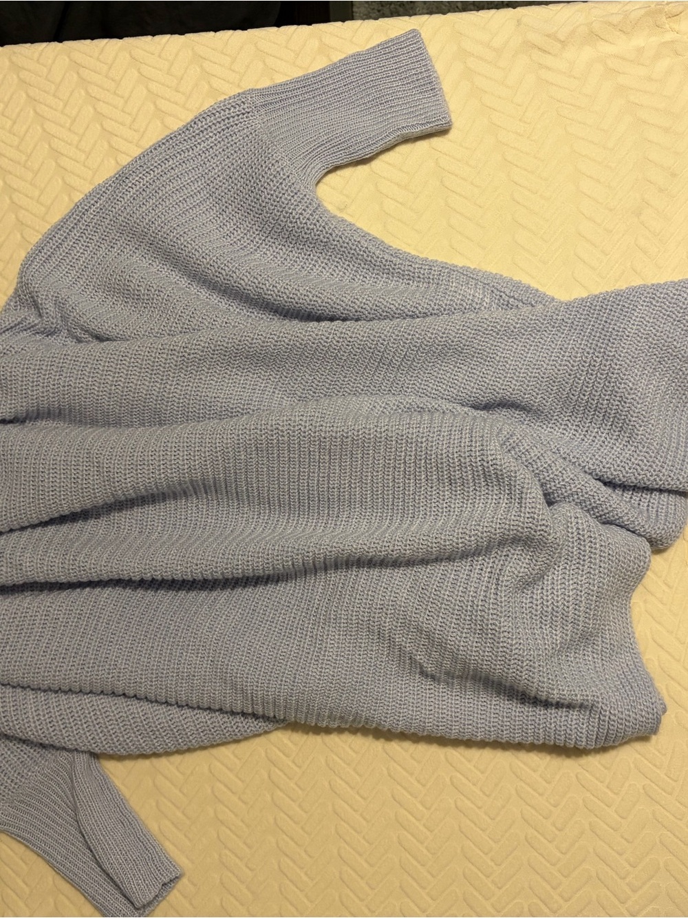 Forever 21 Light Blue Shrug Chunky Knit Sweater